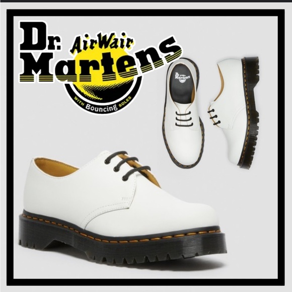 NEW DR MARTENS AIR WAIR BEX SMOOTH LEATHER OXFORD - Picture 1 of 10